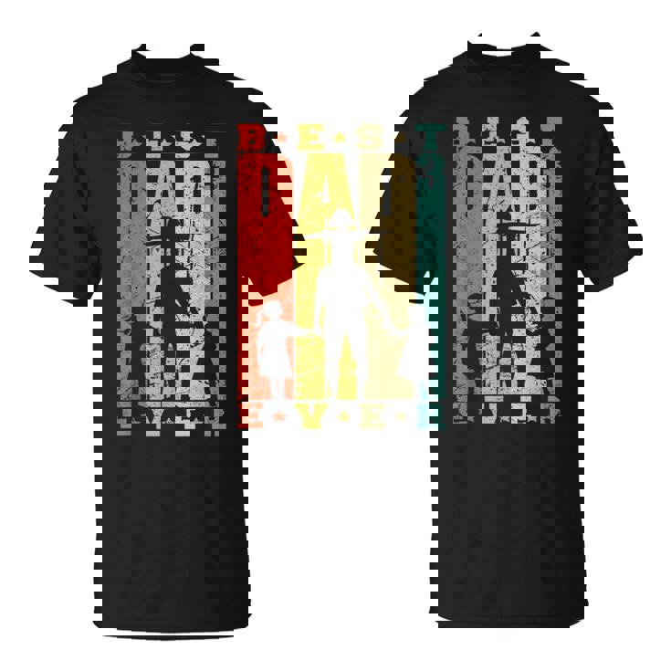 Papà Di 3 Figlie Regalo Festa Del Papà Padre Di Tre Figlie Maglietta