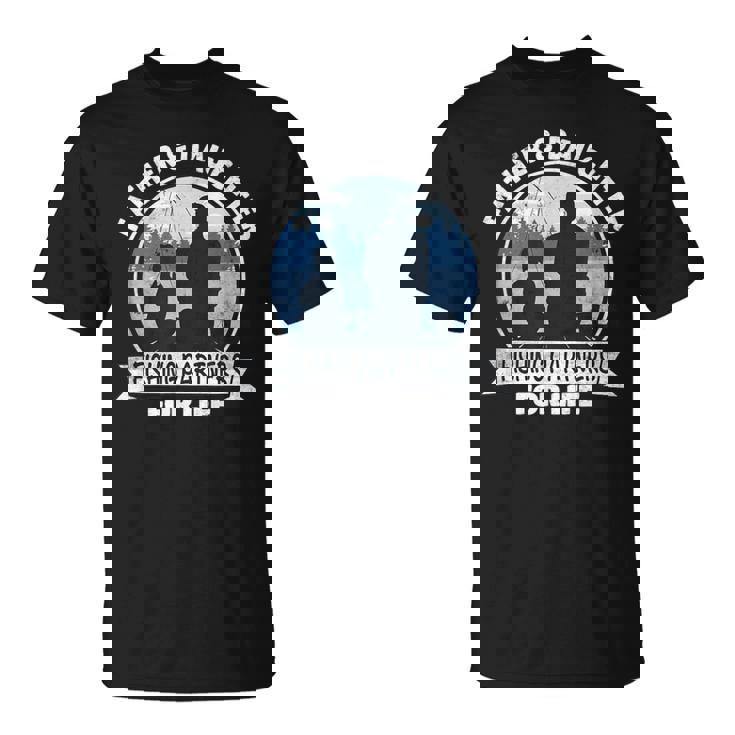 Papà E Figlia Che Pescano Insieme Papà E Figlia Che Pescano Maglietta