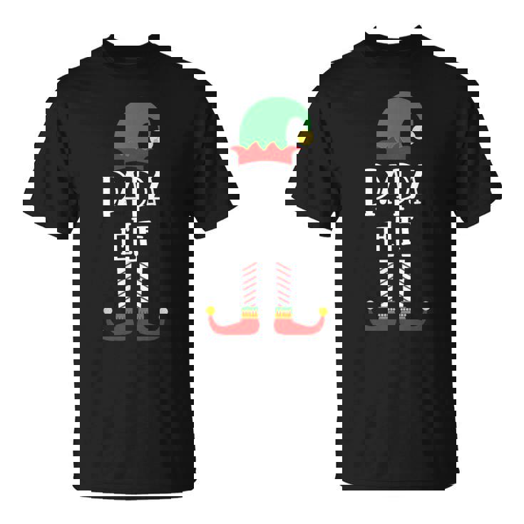 Papa Elf Familienoutfit Familie Partnerlook Weihnachten T-Shirt