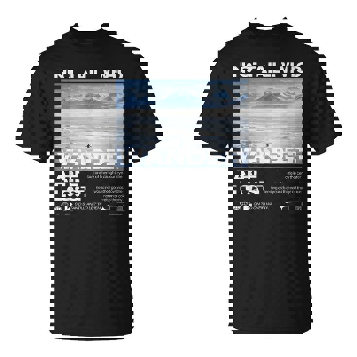 Penguin Mountain But Why Meme T-Shirt