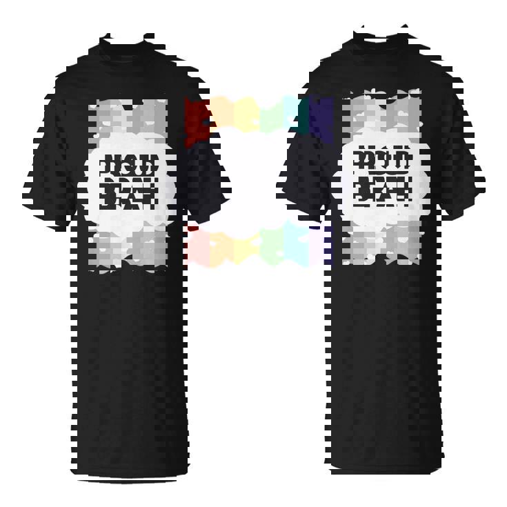 Proud Brah ゲイプライドフラッグ ジェンダー平等 パステルブラ 長袖tシャツ Tシャツ