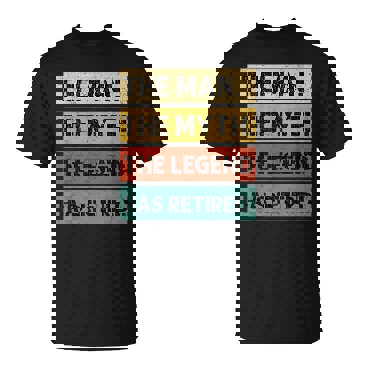 Retirement Retro Vintage Style The Legend Has Retired Men T-Shirt Retirement Retro Vintage Style The Legend Has Retired Men T-Shirt