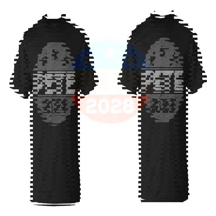 Retro Pete 2028 Pete Buttigieg Para Presidente 2028 Camiseta unisex