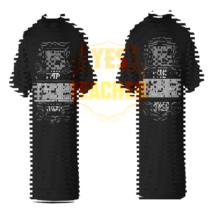 Retro Profession I'm The Teacher Tシャツ