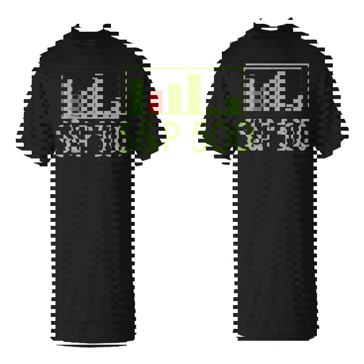 S&P 500 アメリカ株インデックス証券取引知識財務 Tシャツ