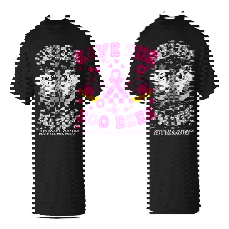 Save The Boo Ghost Bees Breast Cancer Awareness Men T-Shirt