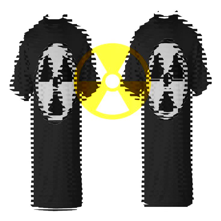 Símbolo De Peligro De Radiación Biohazard Nuclear Camiseta unisex