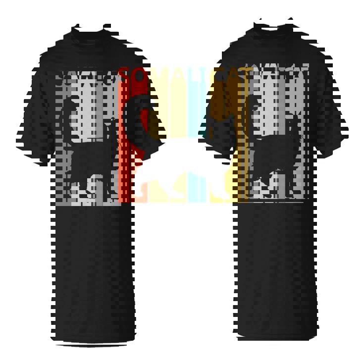 Somali -Omali ソマリ ネコ 長袖tシャツ Tシャツ