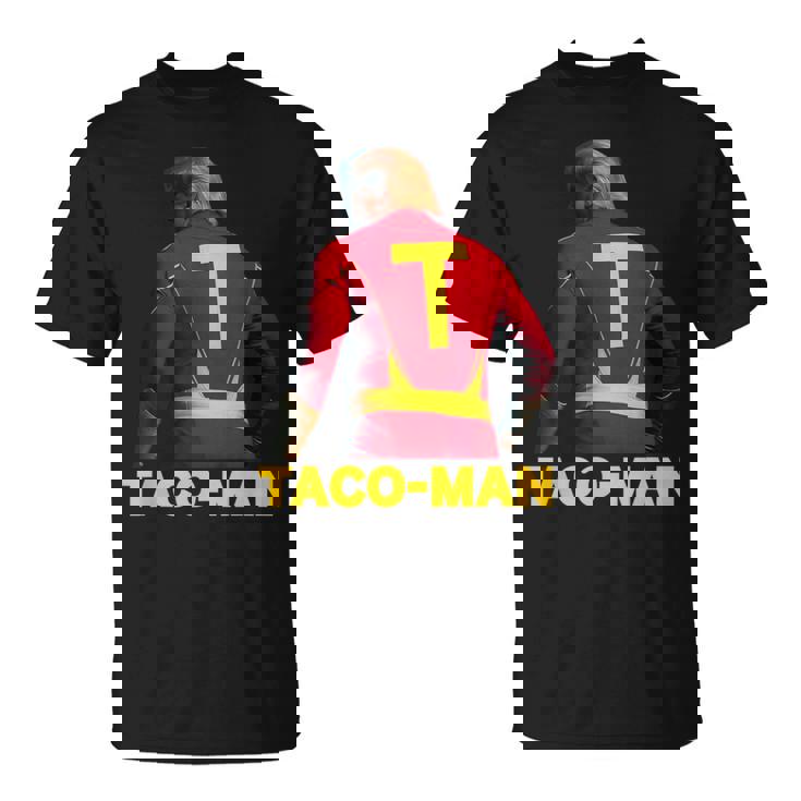 Taco-Man 面白い 反トランプ ハロウィーン 政治的コスチュームアイデア Tシャツ