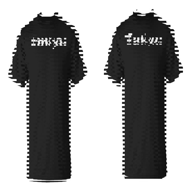 Thank You Nice Thanks Tシャツ