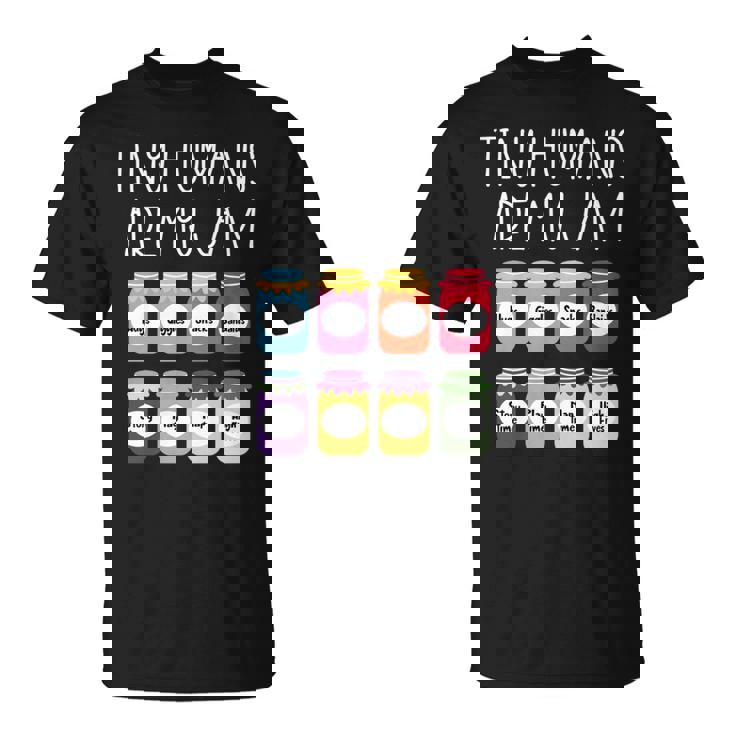 Tiny Humans Are My Jam 幼稚園保育士 長袖tシャツ Tシャツ