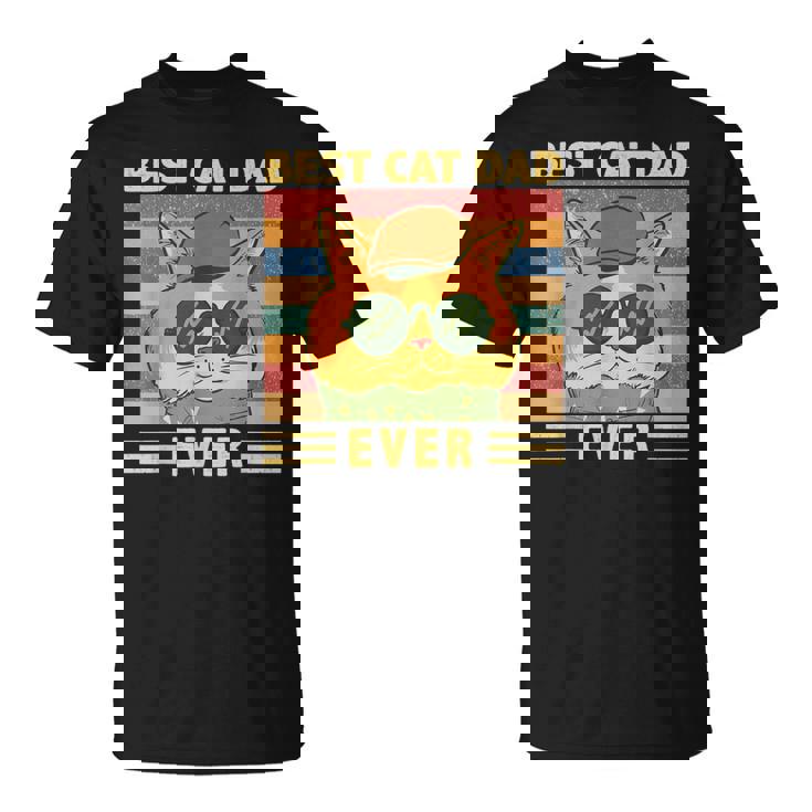 Unico Personalizzato Migliore Gatto Papà Maiintage Gatto Papà Maglietta