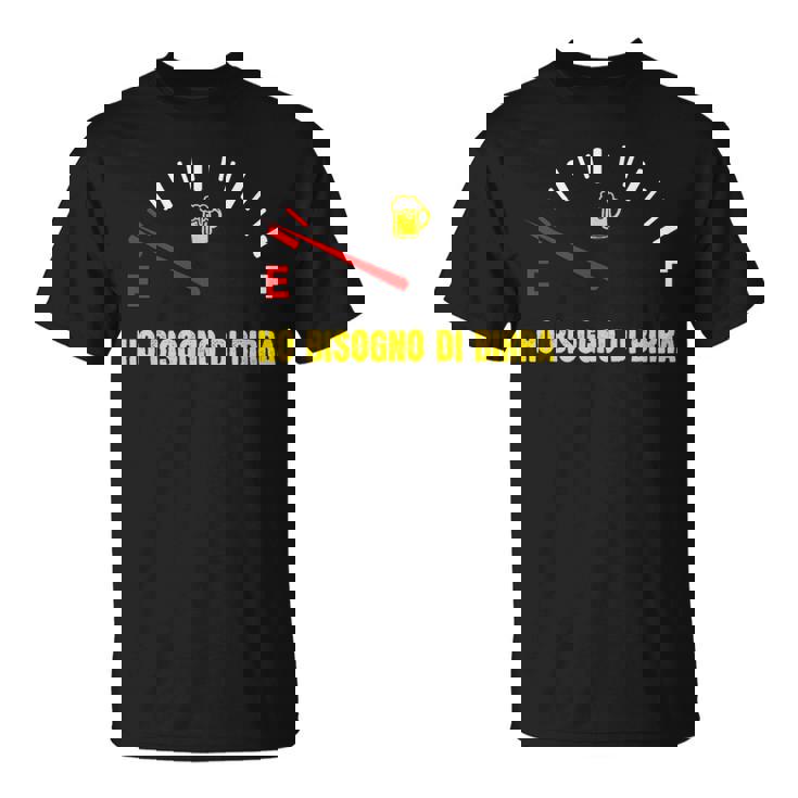 Uomo Ho Bisogno Di Birra Divertenti Papà Birre Artigianali Maglietta