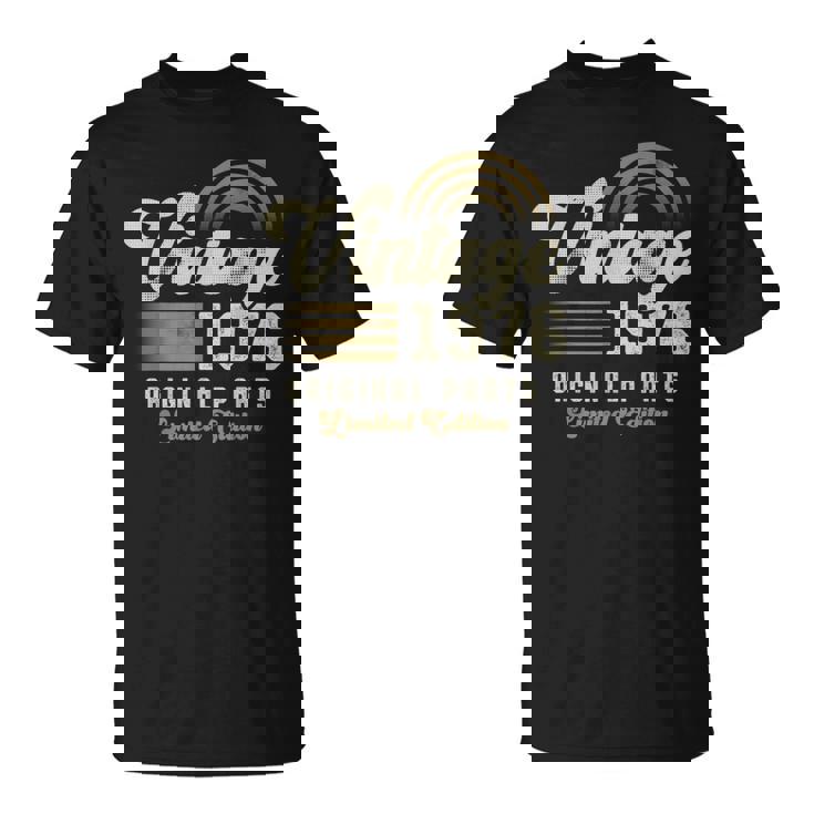 Vintage 1976 オリジナルパーツ 50歳の誕生日 Tシャツ