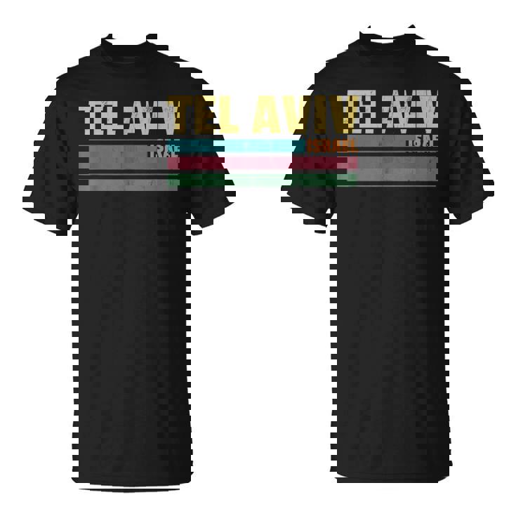 Vintage 1980Style Tel Aviv Israel Camiseta unisex