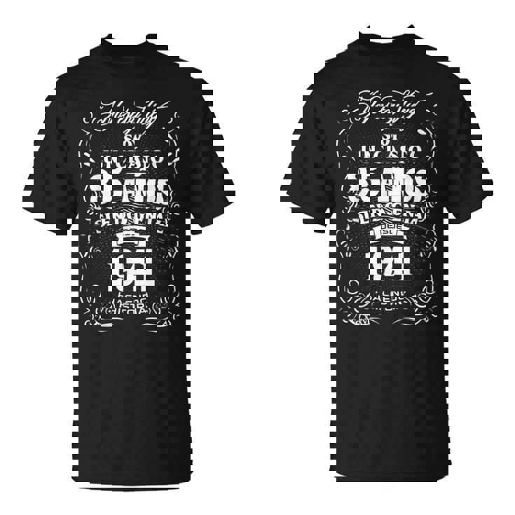 Vintage 85 Cumpleaños Hombres Divertido 1941 85 Cumpleaños Español Camiseta unisex