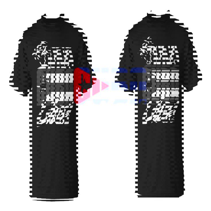 Viva Cuba Libre Cuban Camiseta unisex