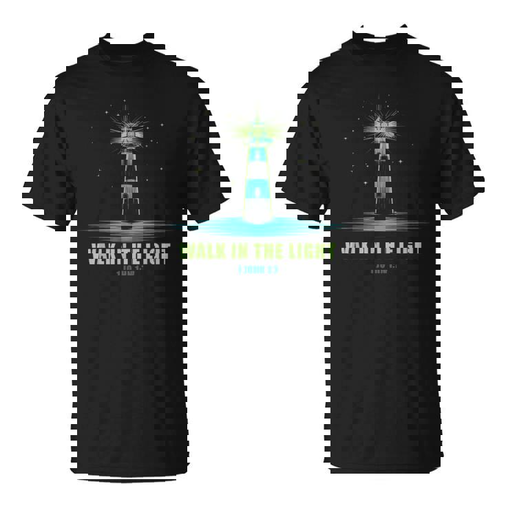 Walk In The Light – 1 John 1 Tシャツ