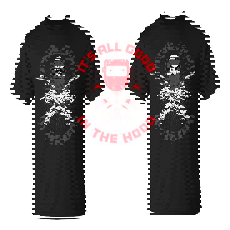 Welder ファニー溶接フード 父の日 Tシャツ