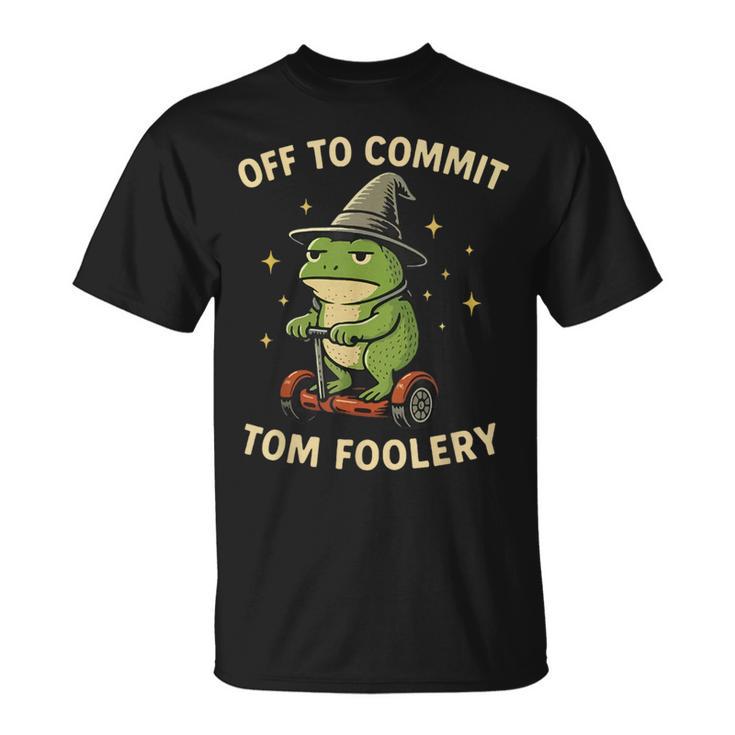 Off To Cause A Kerfuffle Witchy Frog Wizard Snail Meme Humor T
