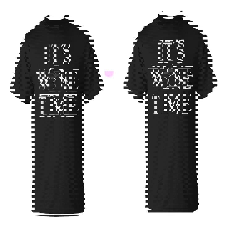 Wine Lovers Wine Time 赤ワインワインメーカー Tシャツ