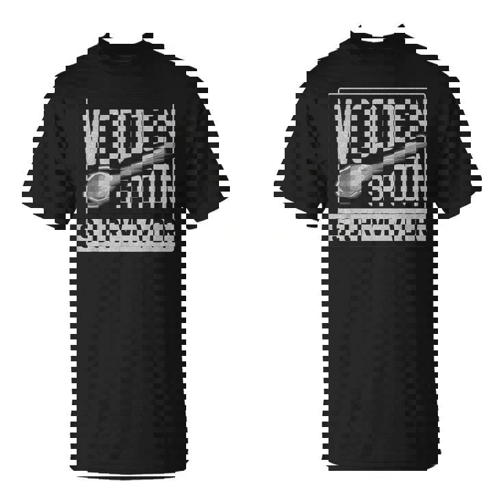 Wooden Spoon Survivor Champion I Survived The Wooden Spoon T-Shirt