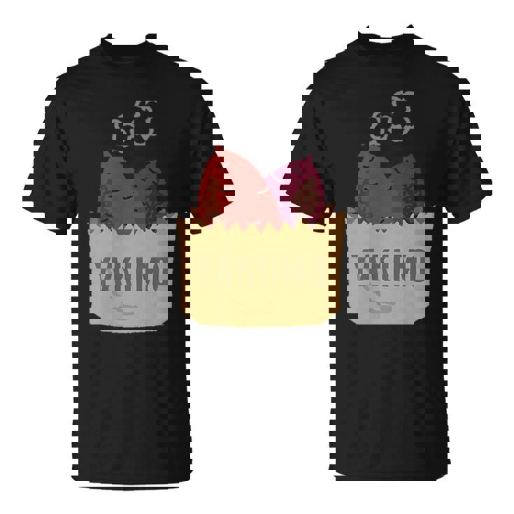 Yakiimo Imo 焼き芋 さつまいも 焼き芋好き ワンポイント ポケット デザイン おもしろ かわいい おしゃれ Tシャツ