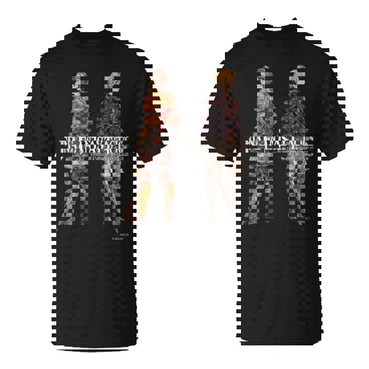 『ファイナルファンタジータクティクス – イヴァリース クロニクルズ』 ラムザ＆ディリータ 長袖tシャツ Tシャツ