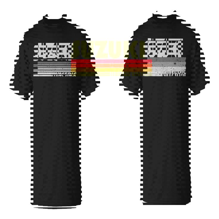 【 鈴木 すずき スズキ 】名字 家族お揃い ギャグ ネタ ウケ狙い 贈り物 ギフト 面白い おもしろ Tシャツ