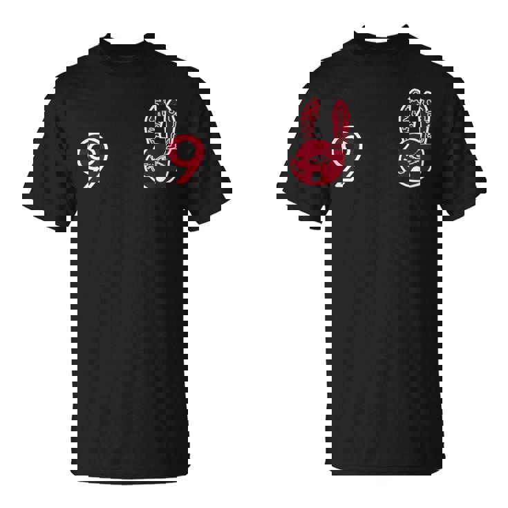 うさぎ星人 ユウサミイ背番号９ Tシャツ