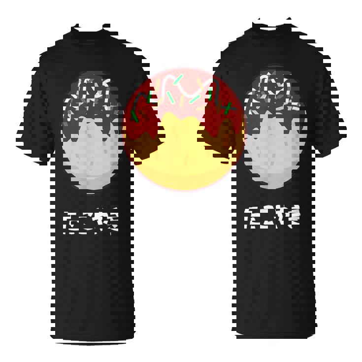 おもしろたこ焼き 日本料理 大阪料理 ひらがな 文字 Tシャツ