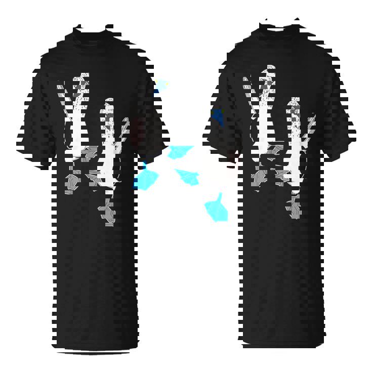 かわいいアオアシカツオドリ。 Tシャツ