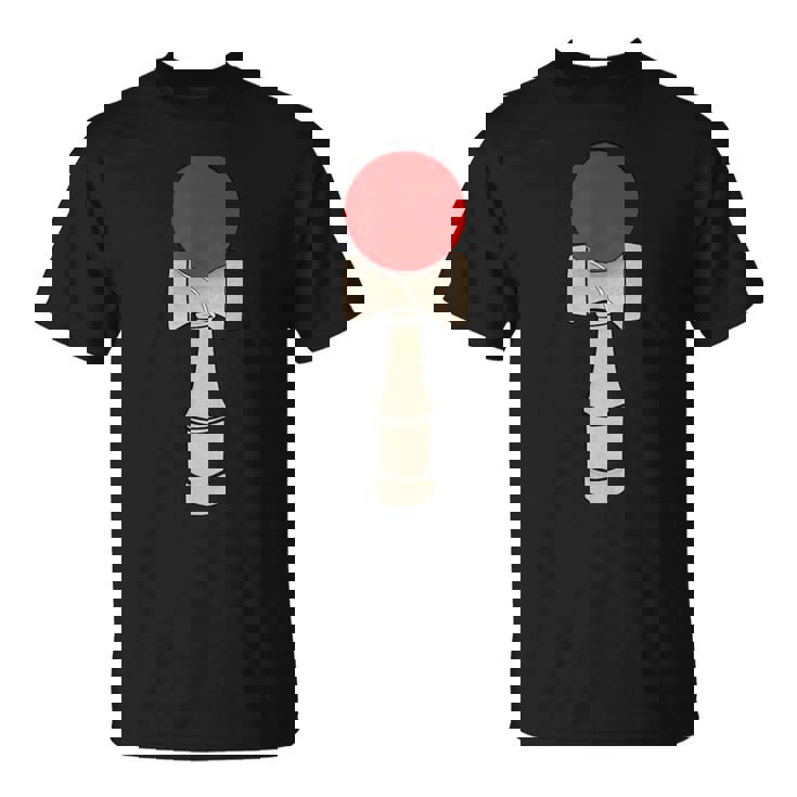 けん玉 日本製ボールとカップシャツ Tシャツ