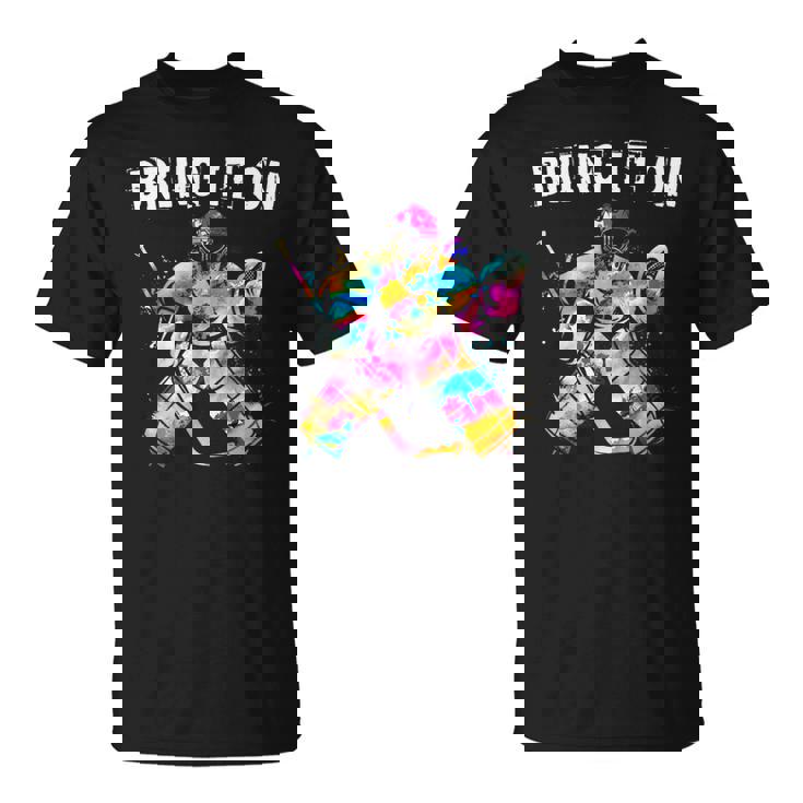 アイスホッケー選手 ゴールキーパー アイスホッケーゴールキーパーギフト Tシャツ