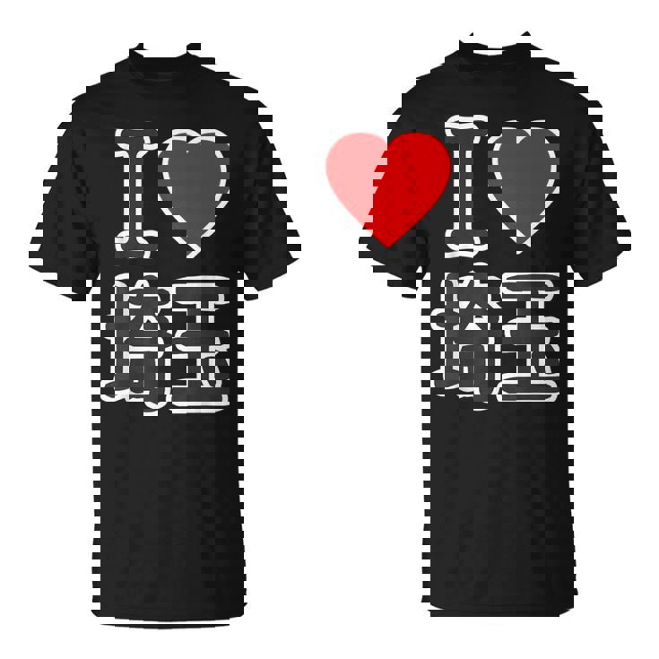 アイラブ・埼玉（I Love ハート）Big 大きな文字【47都道府県】Jimo-T ジモティ お土産 Tシャツ