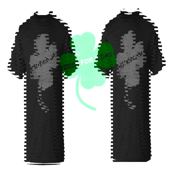 アイリッシュ・フォー・ア・デイ 聖パトリックの日のシャムロック・アイルランドの衣装 Tシャツ