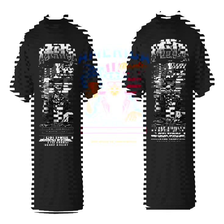 アメリカハッピー250 7月4日 独立記念日 長袖tシャツ Tシャツ