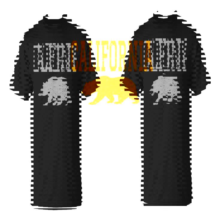 アンティーク調カリフォルニアゴールデンベア。 Tシャツ