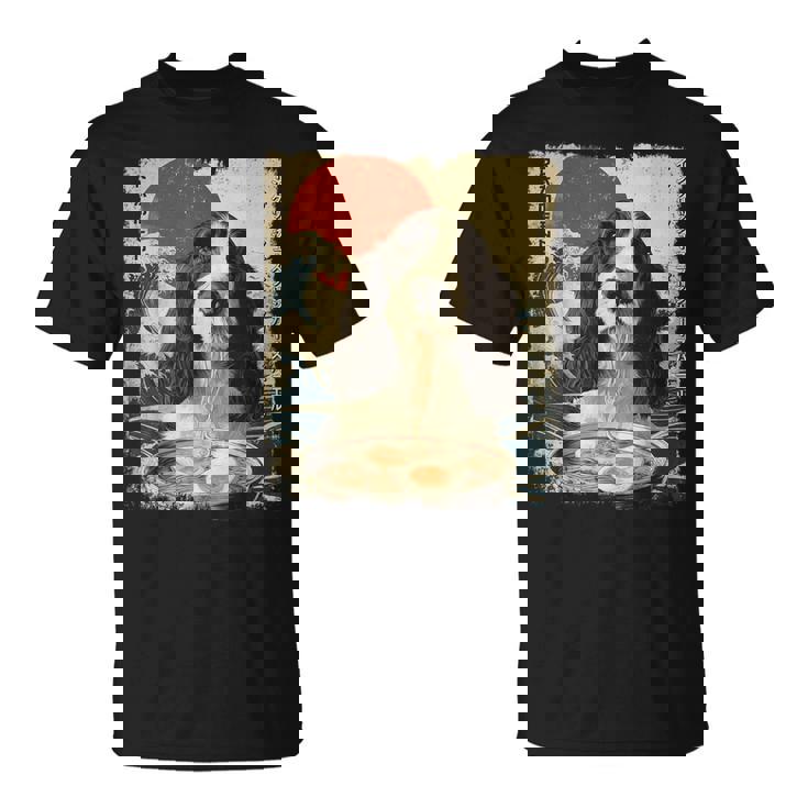 イングリッシュスプリンガー・スパニエル 英語 スプリンガー スパニエル 犬 ラーメン Tシャツ