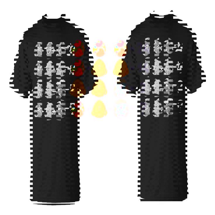 イースター数学教師、数学的数字パズル、イースターエッグ Tシャツ