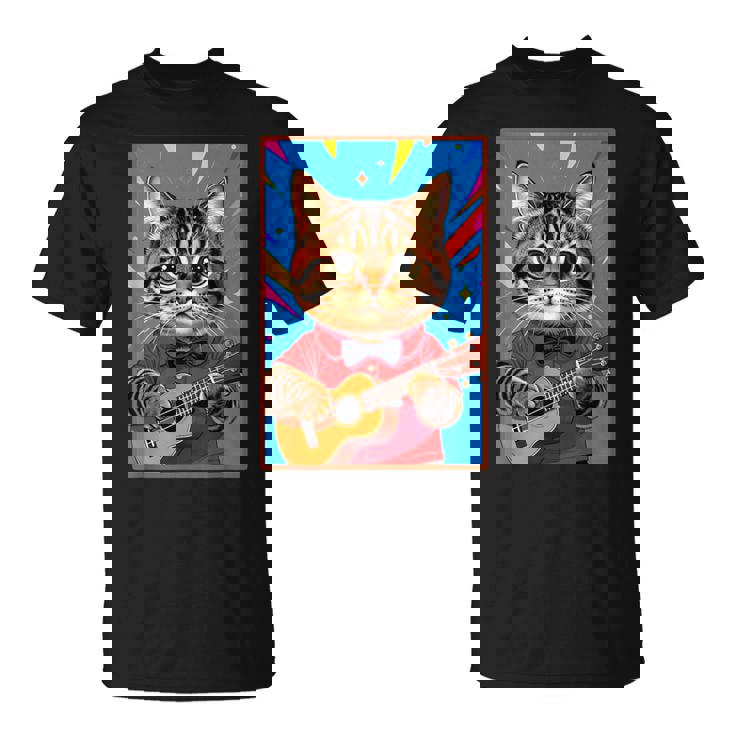 ウクレレ猫 Tシャツ