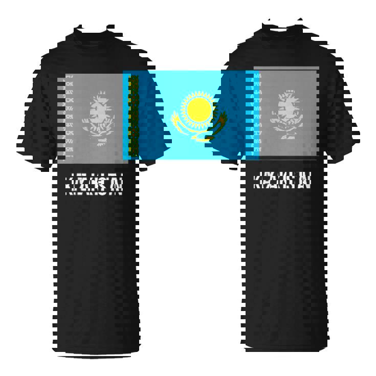 カザフスタン フラッグシャツ Tシャツ
