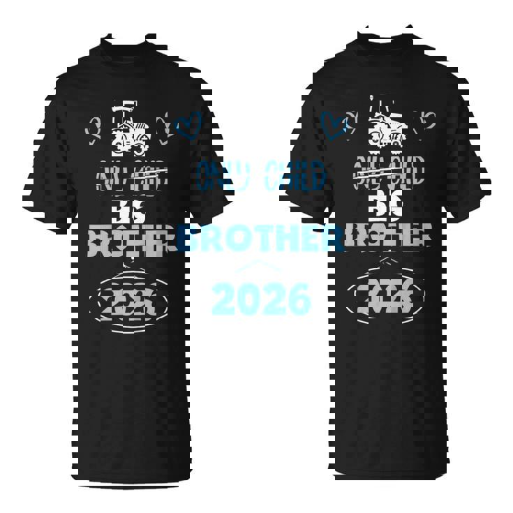 キッズ 一人っ子に取り消し線を引いたトラクター ビッグ ブラザー 2026 Tシャツ