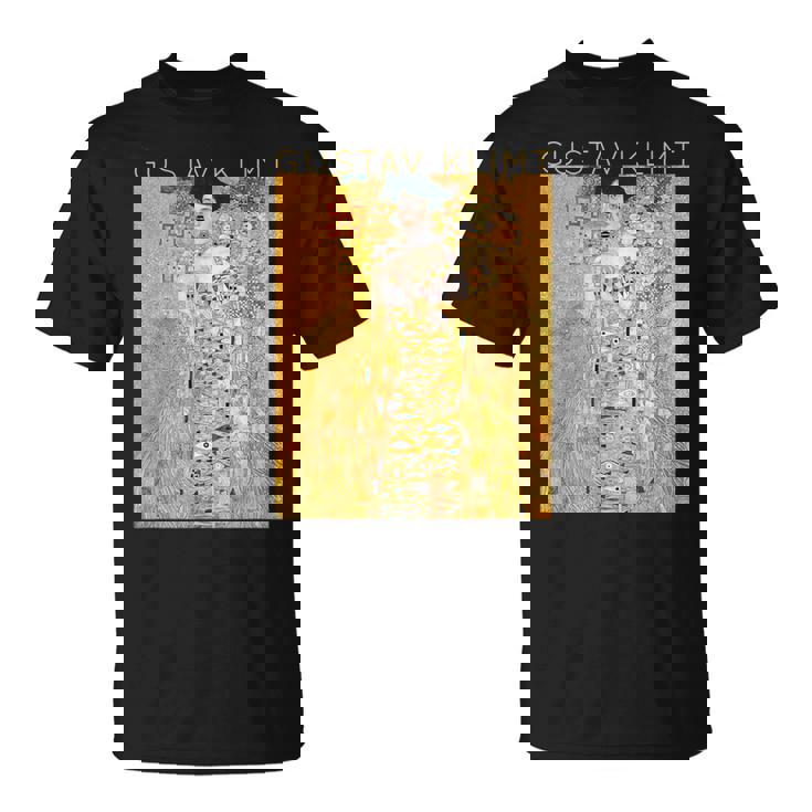 グスタフ・クリムト アデル・ブロッホ・バウアーの肖像 アーティスト向け Tシャツ