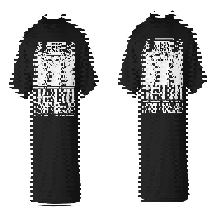 グリーンランドは非売品 シロクマ グリーンランド デンマーク Tシャツ