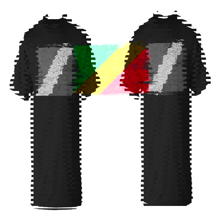 コンゴ民主共和国 旗 Democratic Republic Congo Flag Pride Proud Tシャツ