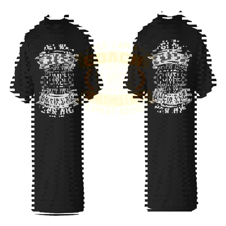 コーチ I トレーナー I 面白いフレーズ I コーチ Tシャツ