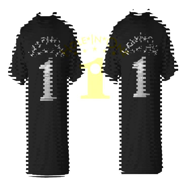 ゴルファーのためのゴルフホールインワン2026スポーツテーマゴルフデザイン Hole In One 2026 Tシャツ