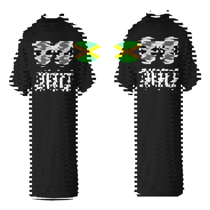 サングラス フラッグ ジャマイカ ジャマイカ 生まれ Tシャツ