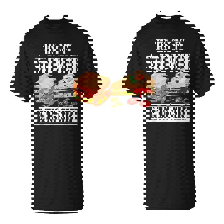 サンドイッチ服 This Is Myandwich Eating Tシャツ